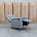 Portside Dual-Electric Single Recliner - Shadow