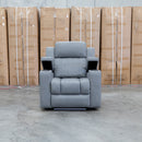 Portside Dual-Electric Single Recliner - Shadow