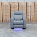 Portside Dual-Electric Single Recliner - Shadow