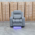 The Portside Dual-Electric Single Recliner - Shadow