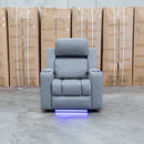 Portside Dual-Electric Single Recliner - Shadow