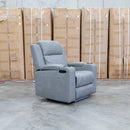 Portside Dual-Electric Single Recliner - Shadow