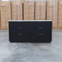 The Province Six Drawer Dresser - Black & White Jazz Top