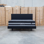 The Province Queen Bed - Black available to purchase from Warehouse Furniture Clearance at our next sale event.