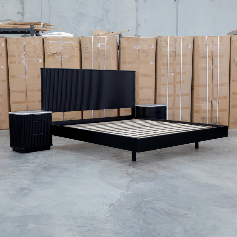 The Province Queen Bed - Black