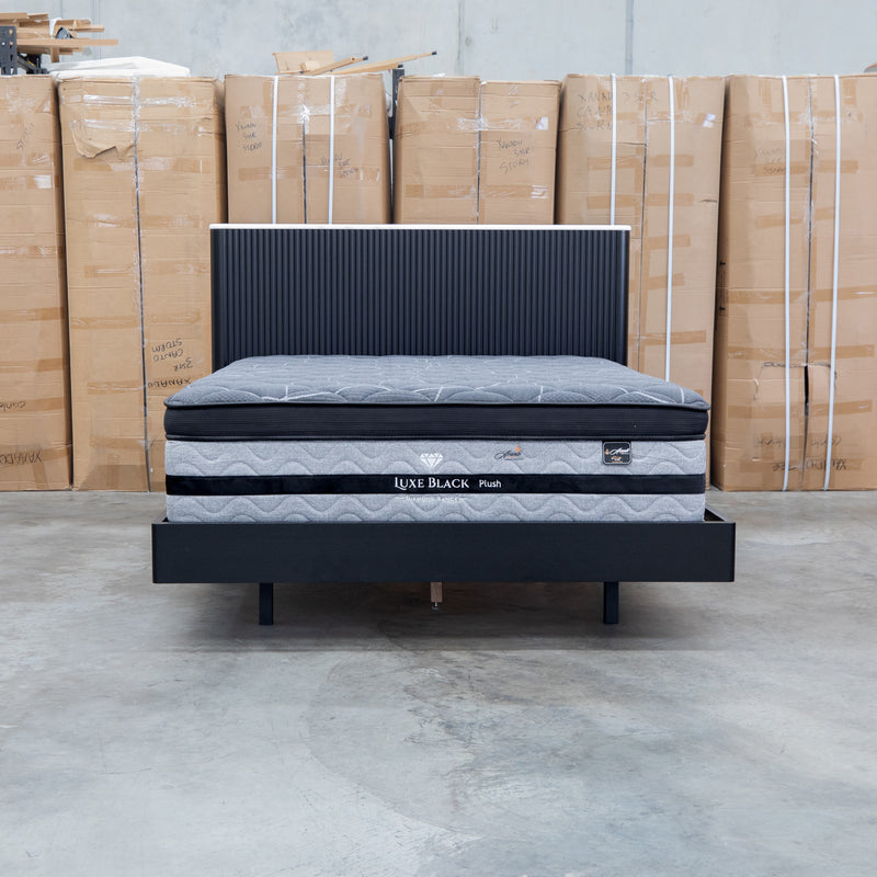 The Province King Bed - Black & White Jazz Top