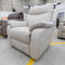 The RS-11102-Y Single leather electric recliner - Frost - Floor Stock available to purchase from Warehouse Furniture Clearance at our next sale event.
