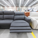 The RS-12905-PR LHF Chaise Suite with Electric Recliner - Shale - Floor Stock available to purchase from Warehouse Furniture Clearance at our next sale event.