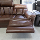 The RS-13239 3 seat electric leather recliner suite - Hazelnut - Floor Stock available to purchase from Warehouse Furniture Clearance at our next sale event.