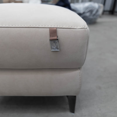 The RS-13250-PR Square ottoman - Light Khaki - Floor Stock available to purchase from Warehouse Furniture Clearance at our next sale event.