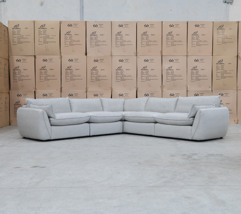 The Ravello Corner Lounge - Natural available to purchase from Warehouse Furniture Clearance at our next sale event.