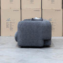 The Raven Curved Four Seat Sofa - Charcoal available to purchase from Warehouse Furniture Clearance at our next sale event.