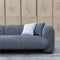 The Raven Curved Four Seat Sofa - Charcoal available to purchase from Warehouse Furniture Clearance at our next sale event.