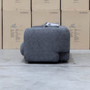 The Raven Curved Three Seat Sofa - Charcoal available to purchase from Warehouse Furniture Clearance at our next sale event.
