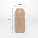 The Rayell Raymond Vase - Apricot - ZAH13 - Available Instore Only available to purchase from Warehouse Furniture Clearance at our next sale event.
