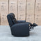 The Lauria Leather Two Seat Triple Motor Recliner Lounge with Air Massager - Black available to purchase from Warehouse Furniture Clearance at our next sale event.