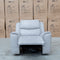The Connor Triple Motor Electric Recliner - Light Grey available to purchase from Warehouse Furniture Clearance at our next sale event.