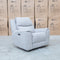 The Connor Triple Motor Electric Recliner - Light Grey available to purchase from Warehouse Furniture Clearance at our next sale event.