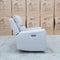 The Connor Triple Motor Electric Recliner - Light Grey available to purchase from Warehouse Furniture Clearance at our next sale event.