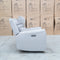 The Connor Triple Motor Electric Recliner - Light Grey available to purchase from Warehouse Furniture Clearance at our next sale event.