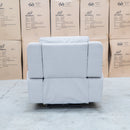 The Connor Triple Motor Electric Recliner - Light Grey available to purchase from Warehouse Furniture Clearance at our next sale event.