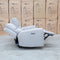 The Connor Three Seat Single Motor Electric Recliner Lounge - Light Grey available to purchase from Warehouse Furniture Clearance at our next sale event.