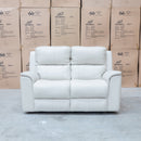 The Seattle Leather Two Seat Triple Motor Recliner Lounge - Beige available to purchase from Warehouse Furniture Clearance at our next sale event.