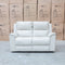 The Seattle Leather Two Seat Triple Motor Recliner Lounge - Beige available to purchase from Warehouse Furniture Clearance at our next sale event.