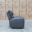 The Connor Triple Motor Electric Recliner - Graphite available to purchase from Warehouse Furniture Clearance at our next sale event.