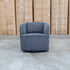 The Regis Swivel Chair - Carbon