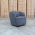 The Regis Swivel Chair - Carbon