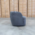 The Regis Swivel Chair - Carbon
