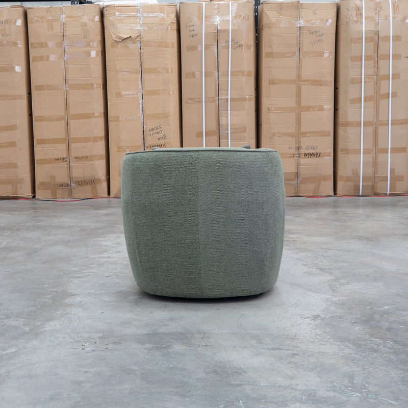 The Regis Swivel Chair - Olive