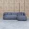 The Rhodes Curved Three Seat Chaise Lounge - Charcoal available to purchase from Warehouse Furniture Clearance at our next sale event.