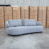 Rio Fabric 2.5 Seat Sofa with Adjustable Backs  - Pewter