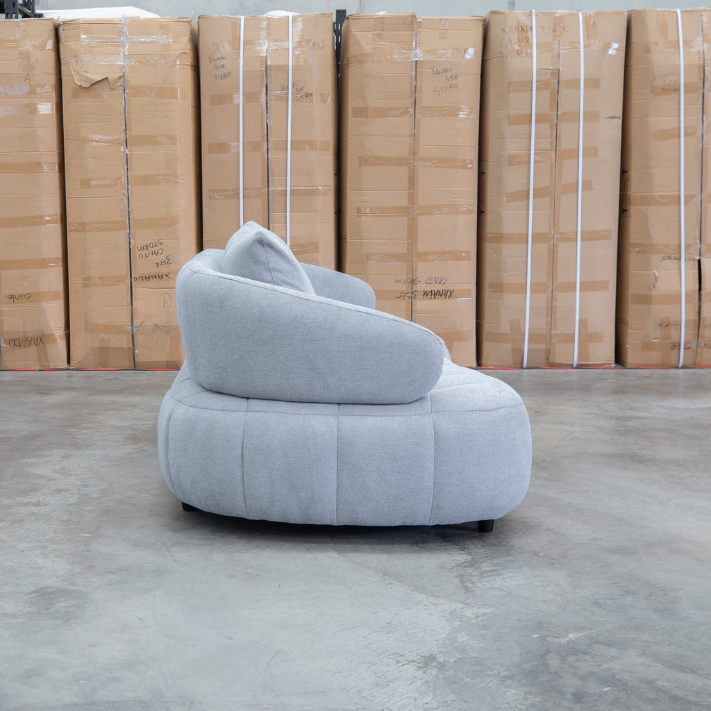The Rio Fabric 2.5 Seat Sofa with Adjustable Backs - Pewter available to purchase from Warehouse Furniture Clearance at our next sale event.
