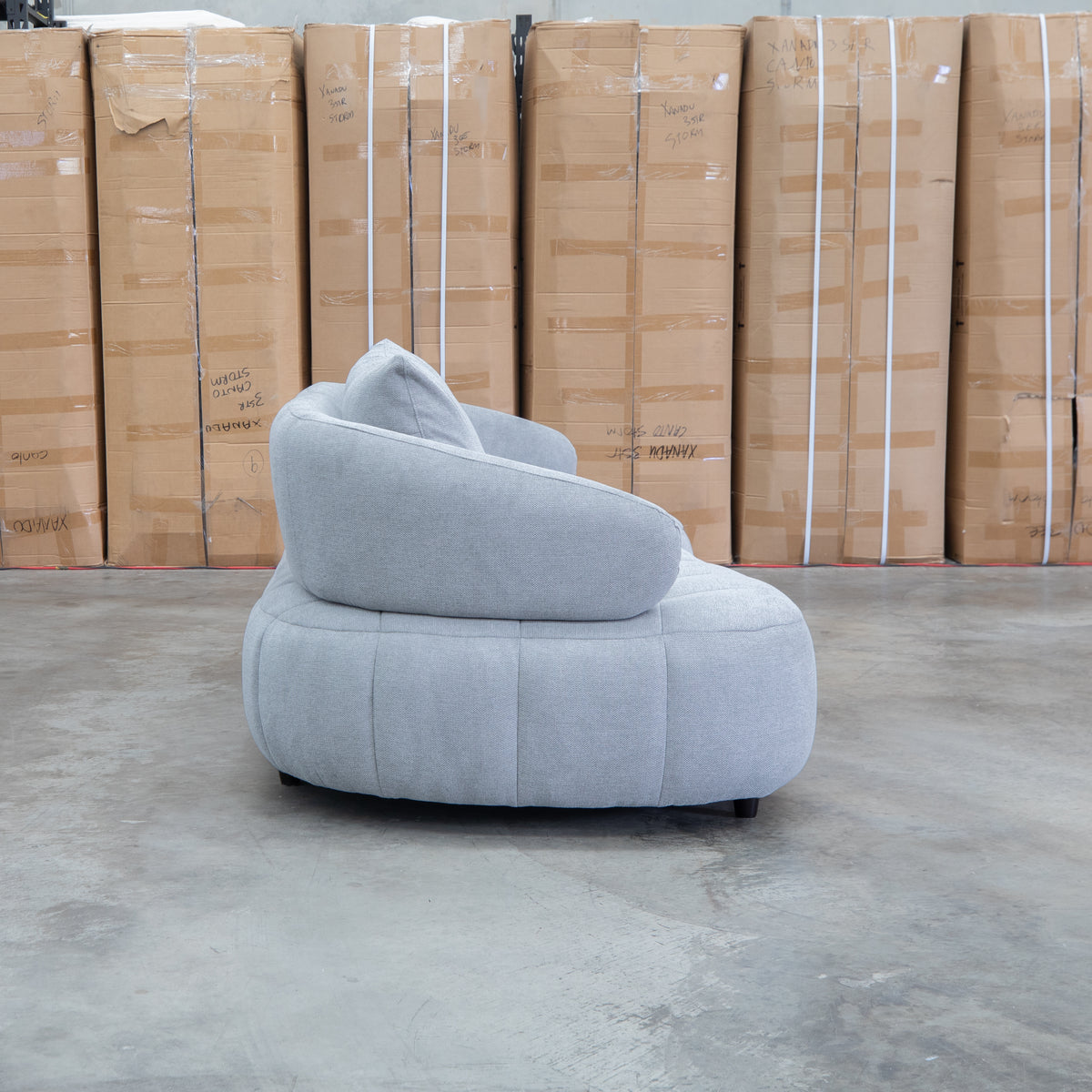 The Rio Fabric 2.5 Seat Sofa with Adjustable Backs - Pewter available to purchase from Warehouse Furniture Clearance at our next sale event.