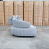 Rio Fabric 2.5 Seat Sofa with Adjustable Backs  - Pewter