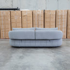 The Rio Fabric 2.5 Seat Sofa with Adjustable Backs - Pewter available to purchase from Warehouse Furniture Clearance at our next sale event.