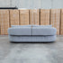 Rio Fabric 2.5 Seat Sofa with Adjustable Backs  - Pewter