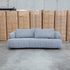 Rio Fabric 2.5 Seat Sofa with Adjustable Backs  - Pewter