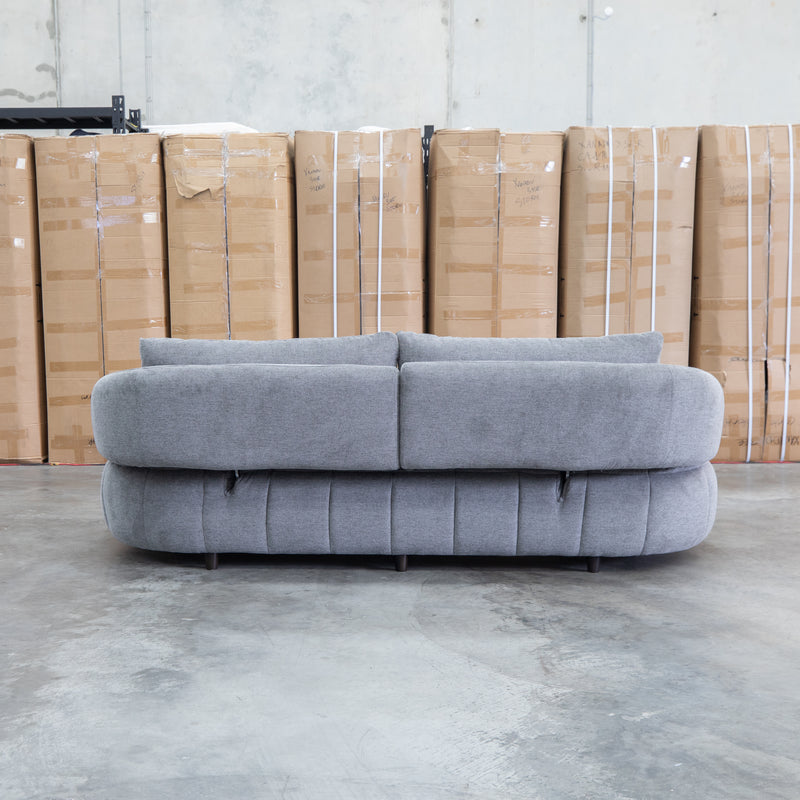 Rio Fabric 2.5 Seat Sofa with Adjustable Backs  - Wild Dove