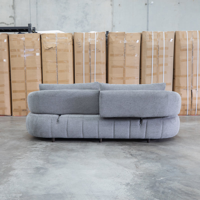 Rio Fabric 2.5 Seat Sofa with Adjustable Backs  - Wild Dove
