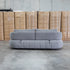 Rio Fabric 2.5 Seat Sofa with Adjustable Backs  - Wild Dove