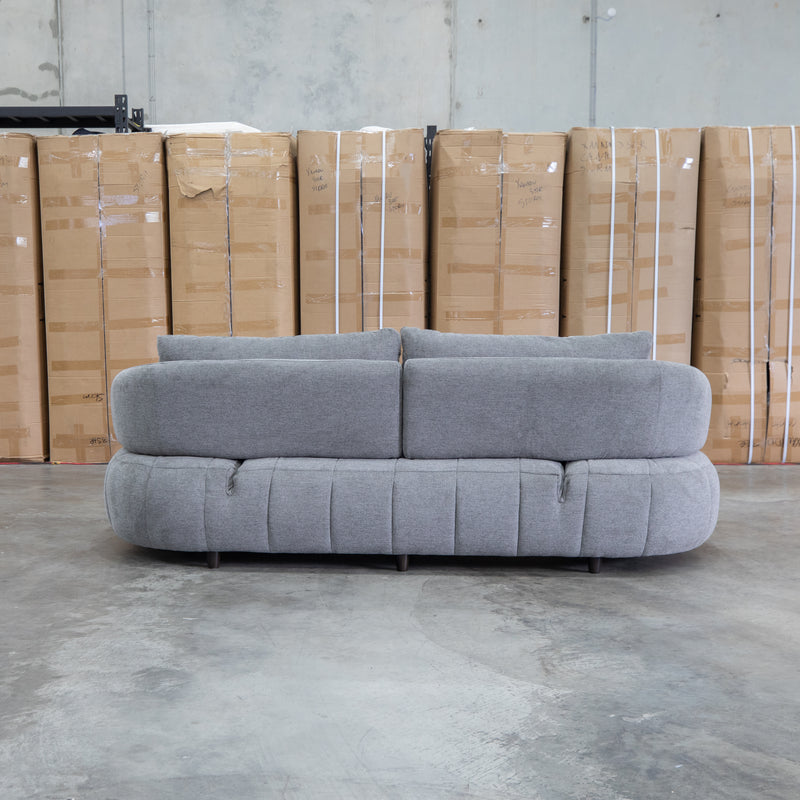 Rio Fabric 2.5 Seat Sofa with Adjustable Backs  - Wild Dove