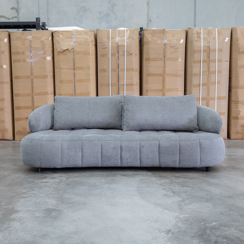 Rio Fabric 2.5 Seat Sofa with Adjustable Backs  - Wild Dove