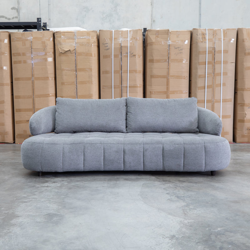 Rio Fabric 2.5 Seat Sofa with Adjustable Backs  - Wild Dove