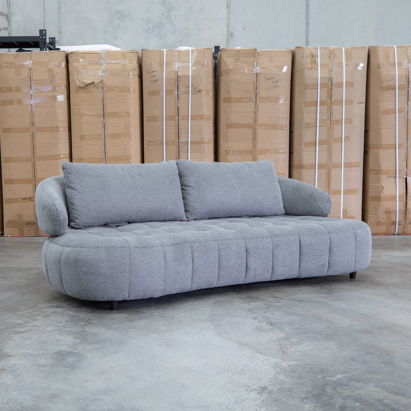 Rio Fabric 2.5 Seat Sofa with Adjustable Backs  - Wild Dove
