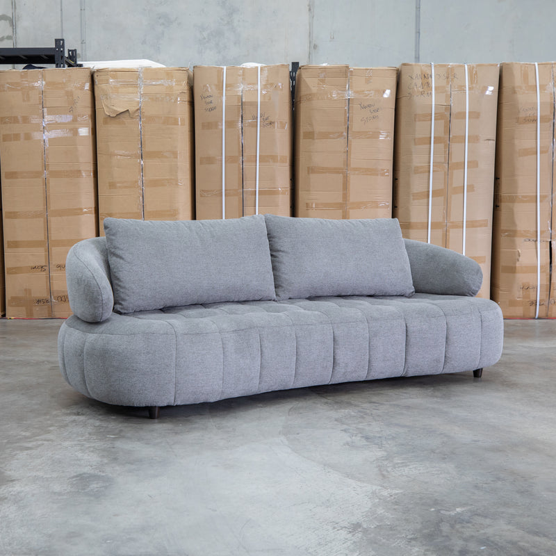 Rio Fabric 2.5 Seat Sofa with Adjustable Backs  - Wild Dove