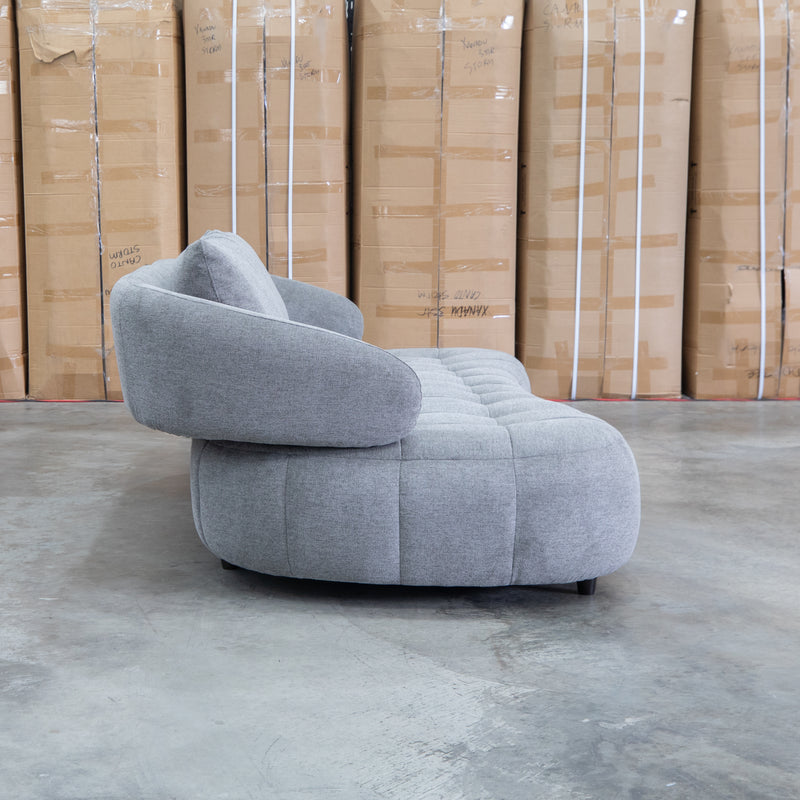 Rio Fabric 2.5 Seat Sofa with Adjustable Backs  - Wild Dove